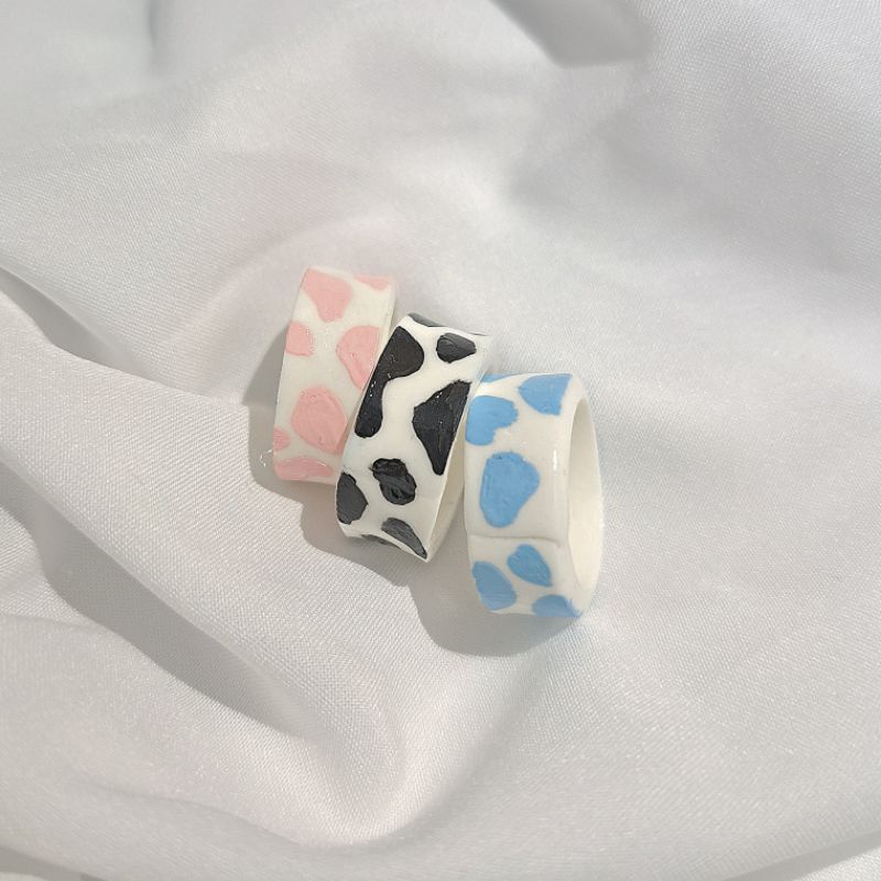 Nhẫn Đất Sét Bò Sữa - Clay Ring