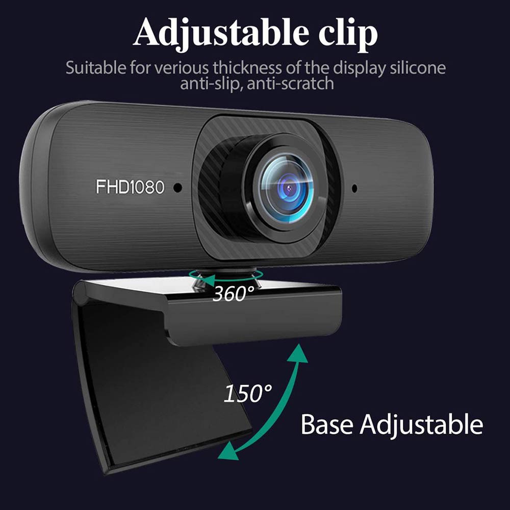 Webcam Lr-1080p Usb Kèm Micro Phù Hợp Cho Họp Hội Nghị / Quay Video / Laptop / Máy Tính | BigBuy360 - bigbuy360.vn