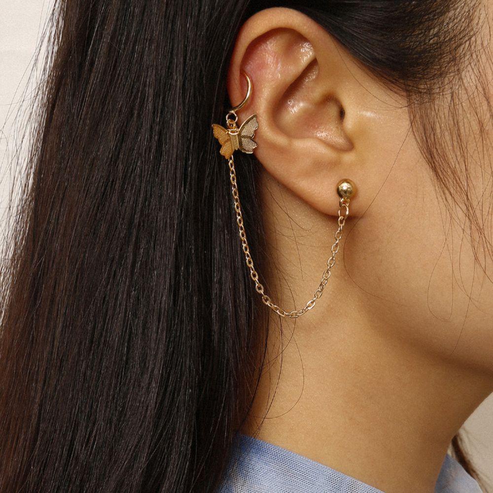 Khuyên Tai Dạng Chuỗi Tua Rua Dài Độc Đáo