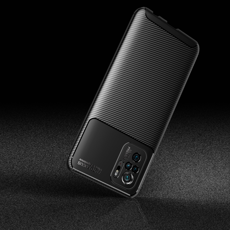 Ốp Điện Thoại Sợi Carbon Chống Sốc Sang Trọng Cho Xiaomi Redmi Note 10 4g