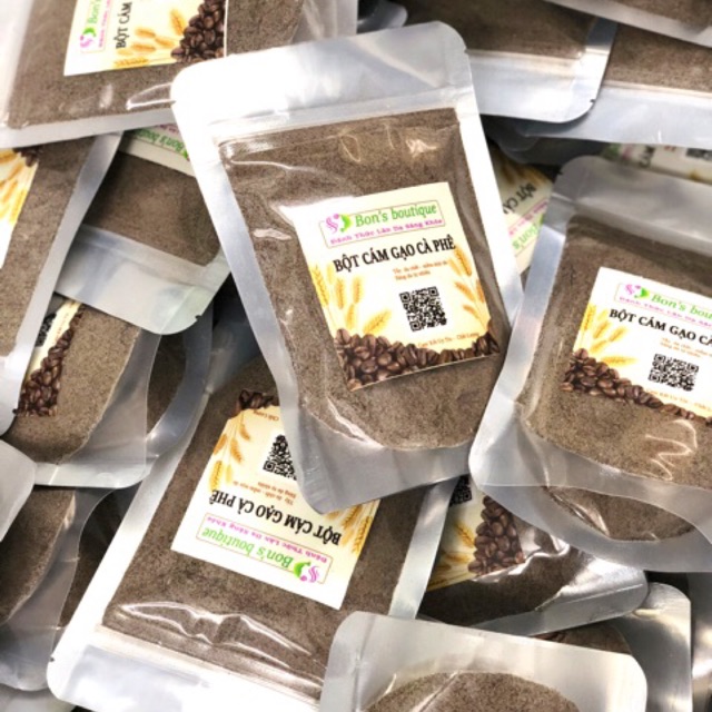 100g Bột handmade Cám gạo cà phê hỗ trợ điều trị mụn cám, đóm nâu | BigBuy360 - bigbuy360.vn