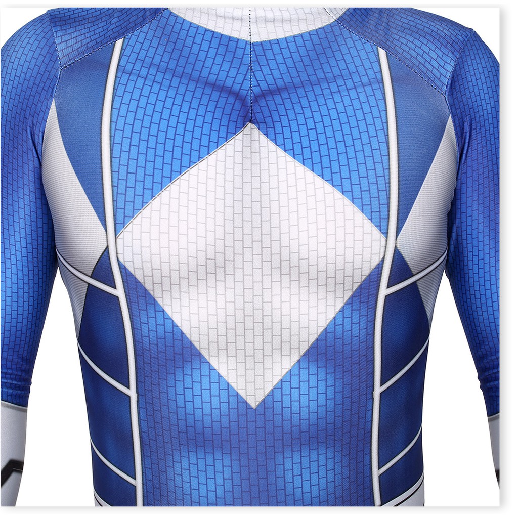 Trang Phục Hóa Trang Power Rangers Dành Cho Người Lớn Áo Liền Quần Lycra Co Giãn Cao Cho Bữa Tiệc Hóa Trang Halloween