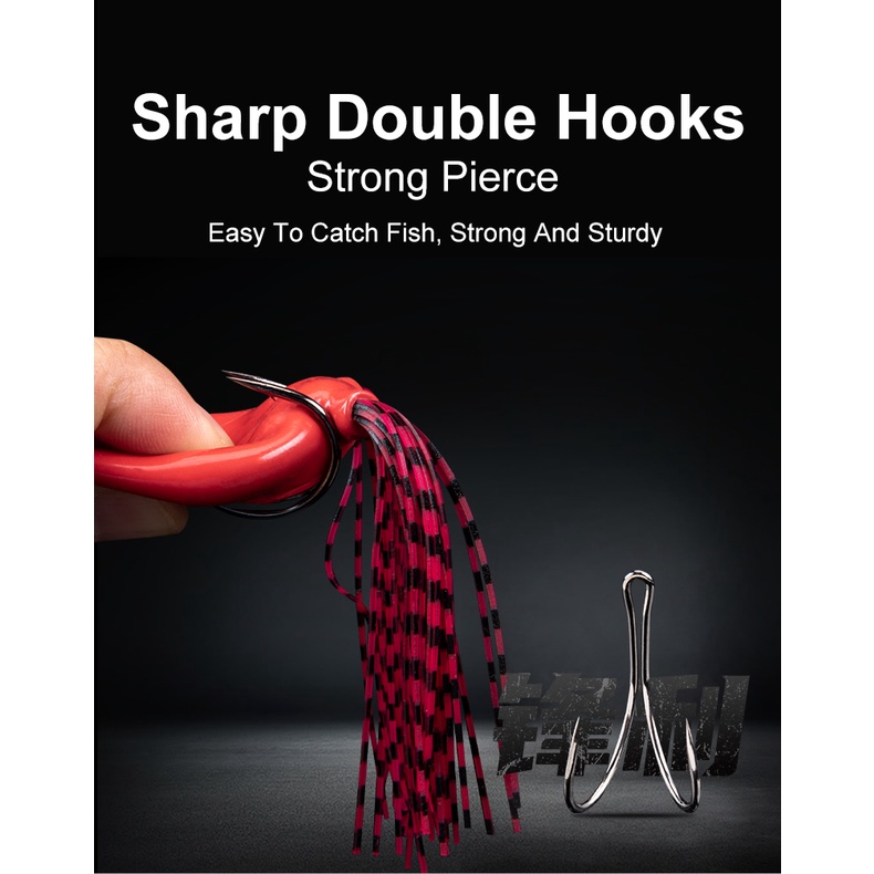 Hộp 5 Mồi Giả Câu Cá Hình Ếch 3D Bằng Nhựa Mềm