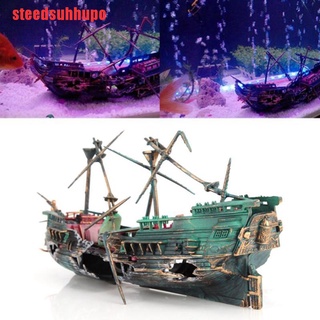 Thuyền trang trí bể cá cỡ lớn độc đáo