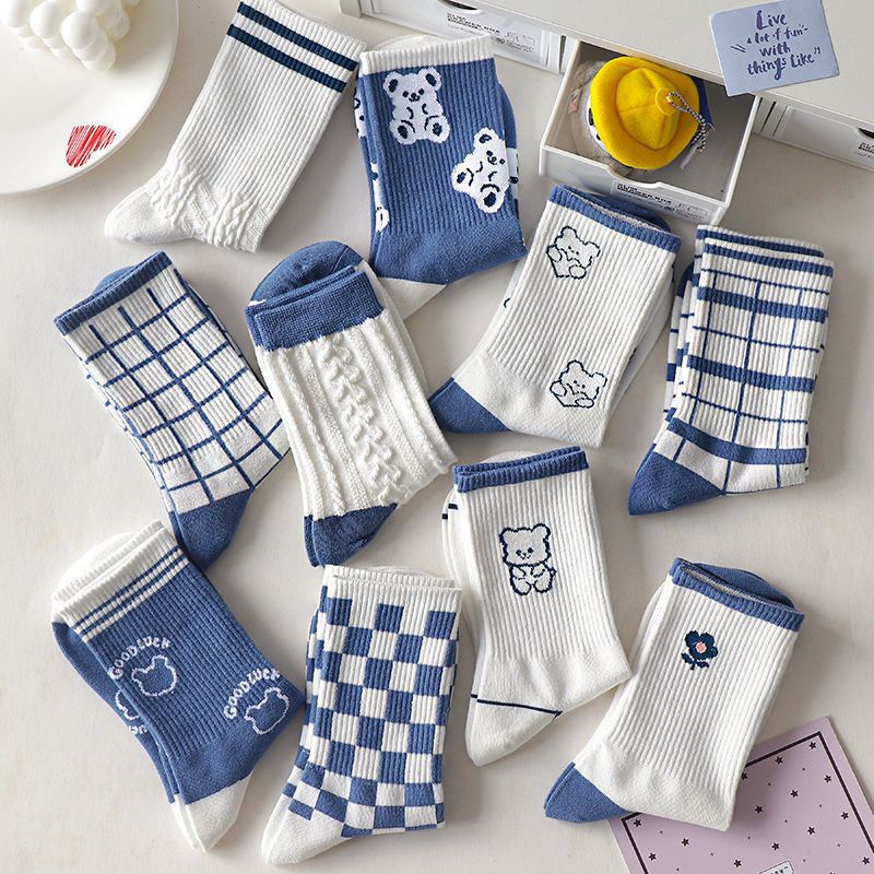 T4 - TẤT CỔ CAO NỮ ULZZANG CHẤT LIỆU COTTON