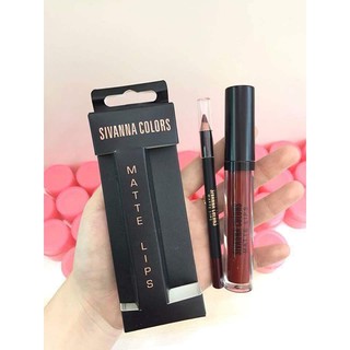 Son kem lì Sivanna Colors Matte Lips màu 08 09 11