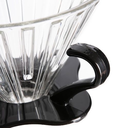 Phễu V60 thủy tinh đế nhựa Cafede Kona – chính hãng