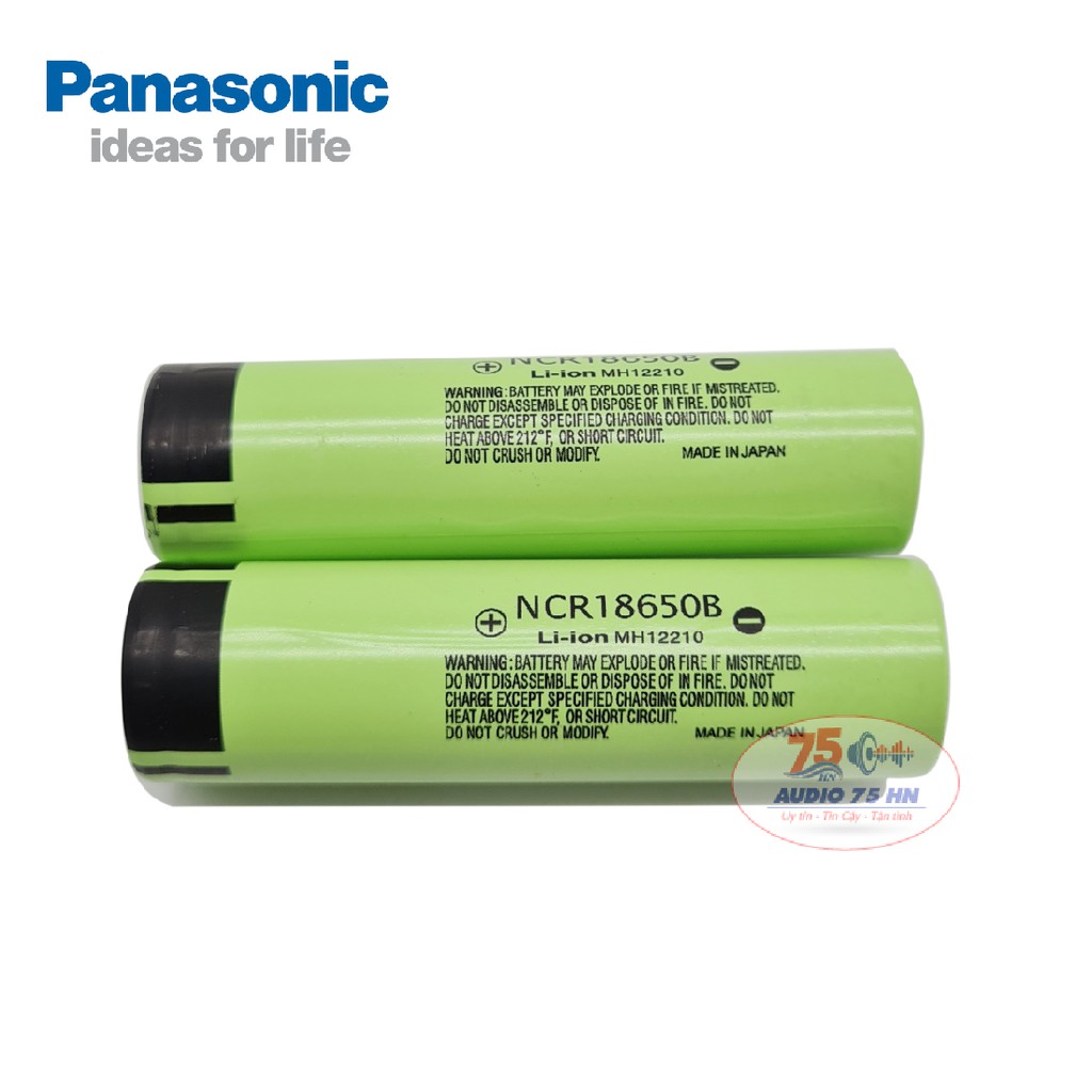 CELL PIN PANASONIC NCR18650B - DUNG LƯỢNG 3400MAH 3.7V DÒNG XẢ 5C