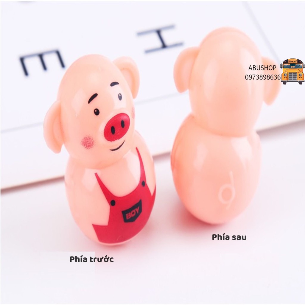 Lật đật mini heo mặc yếm squid game  - Đồ Chơi trẻ em sáng tạo