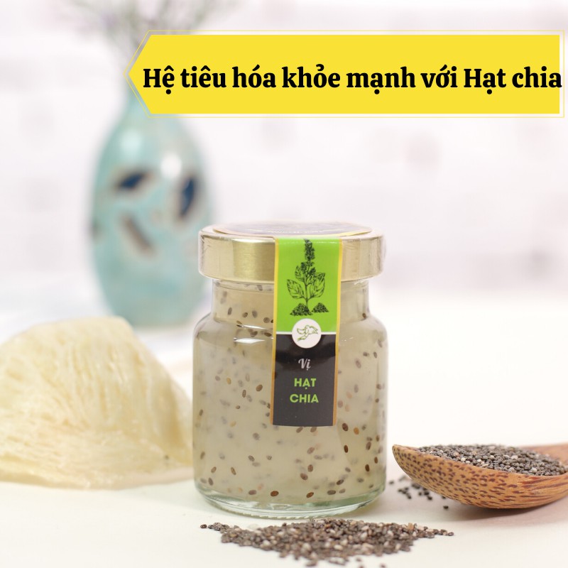 Lốc 6 hũ yến tươi chưng Hạt Chia (70ml) - Tốt cho hệ tiêu hoá | BigBuy360 - bigbuy360.vn