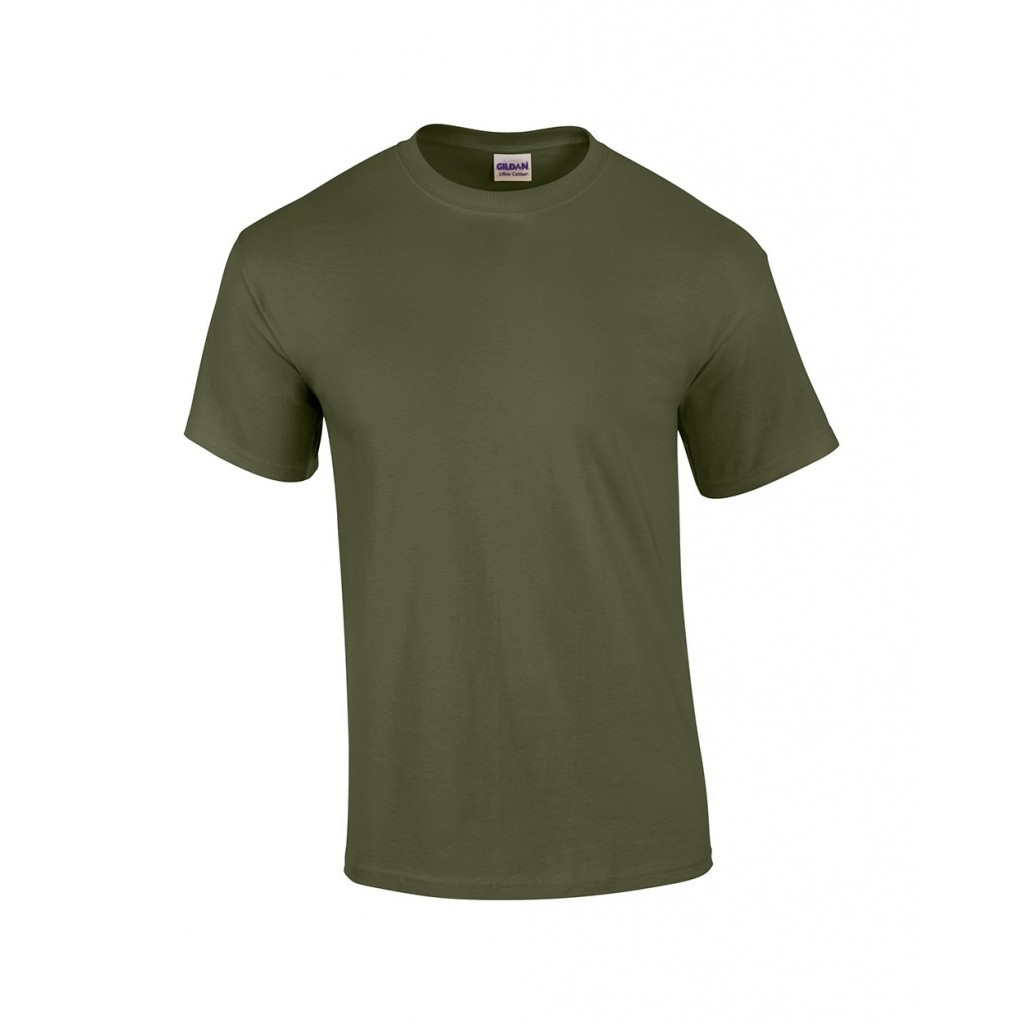 Áo thun Gildan Premium màu Military green