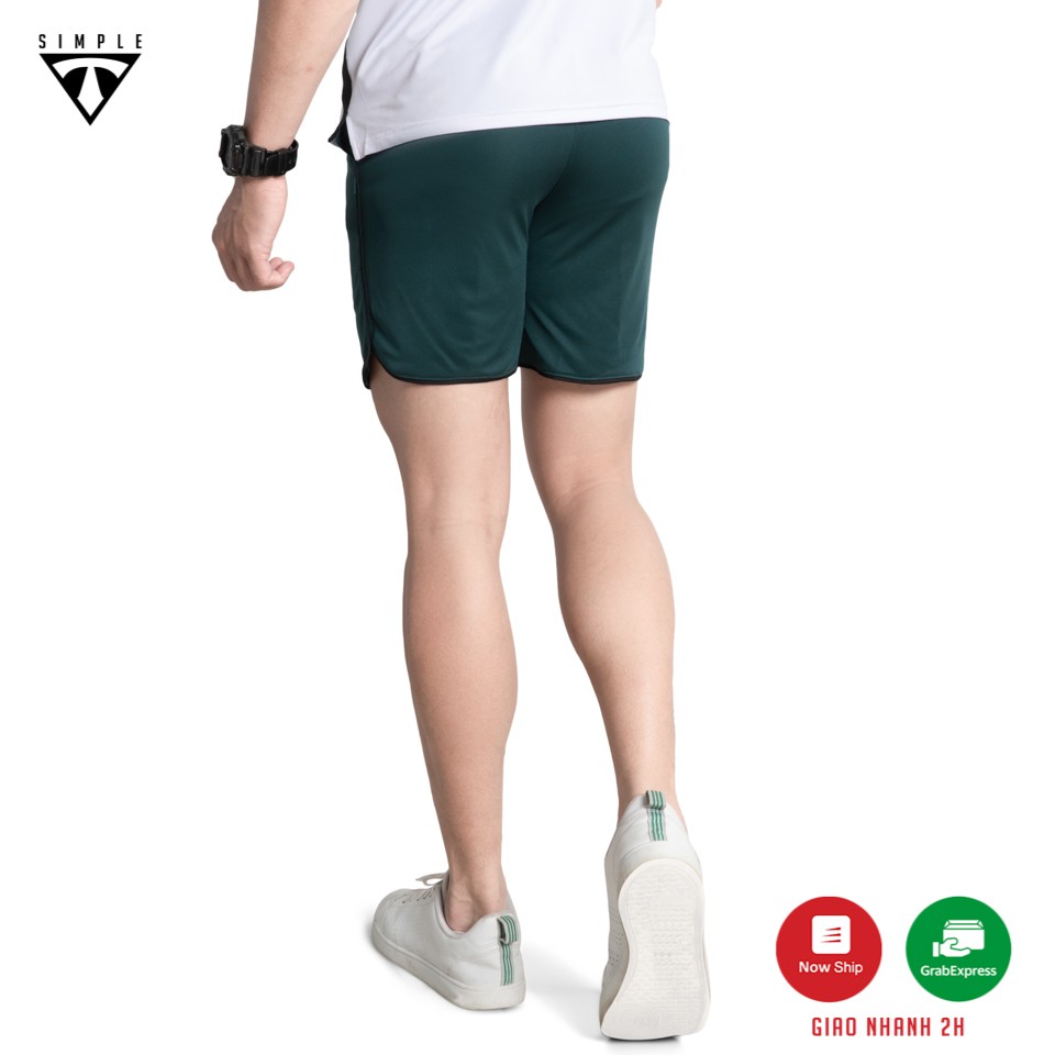 Quần Thể Thao Nam LAI BẦU TSIMPLE tập gym vải thun lạnh thoáng mát, co giãn, chuẩn form màu Xám