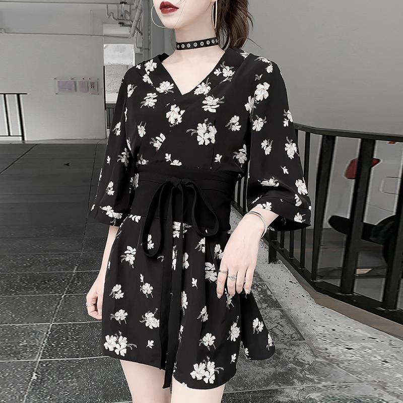 Đầm Chiffon In Hoa Thời Trang Xuân Hè 2021 Cho Nữ