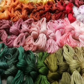 Set chỉ thêu cotton đẹp 100 màu