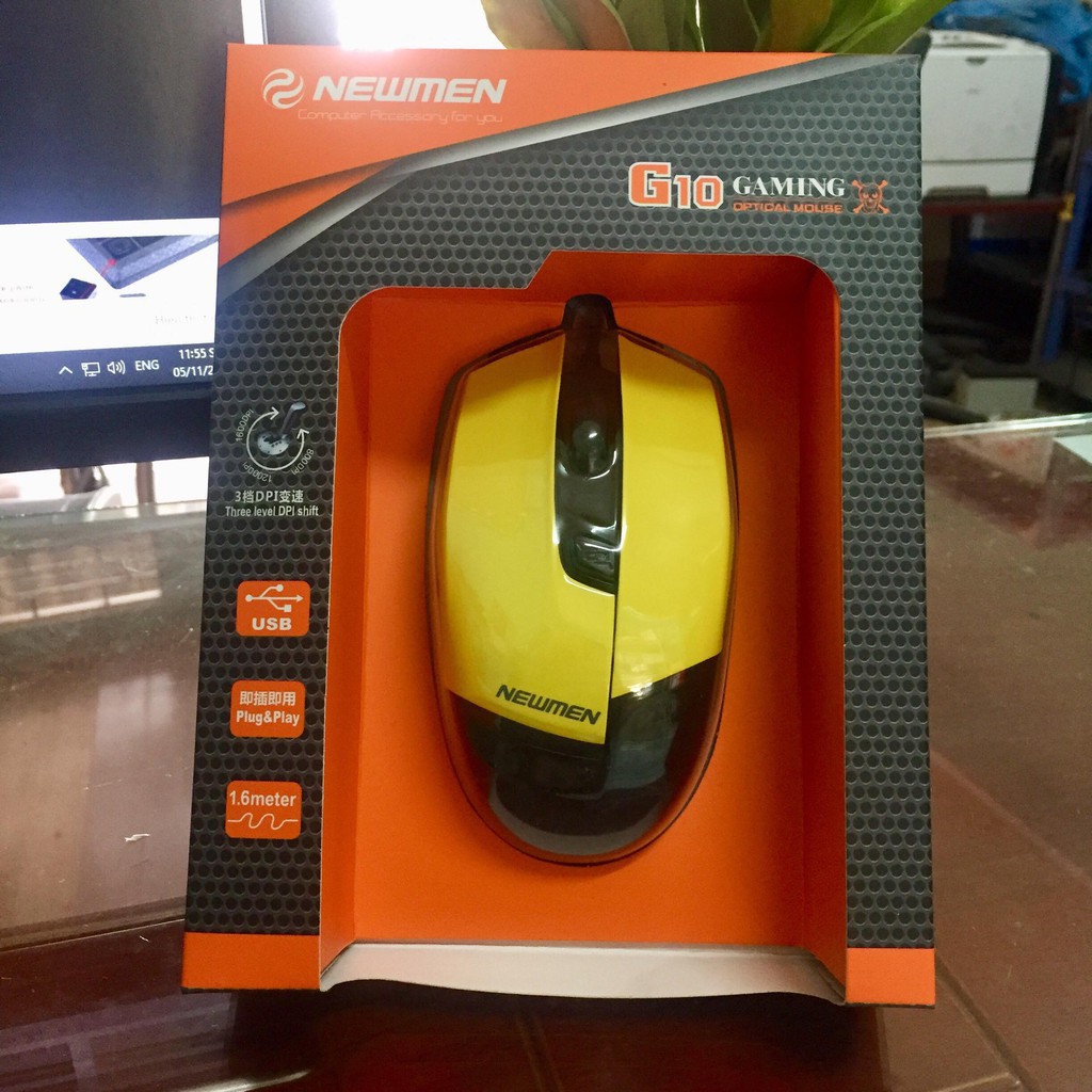 Chuột Mouse Newmen chuyên game - G10 usb chính hãng. Vi Tính Quốc Duy