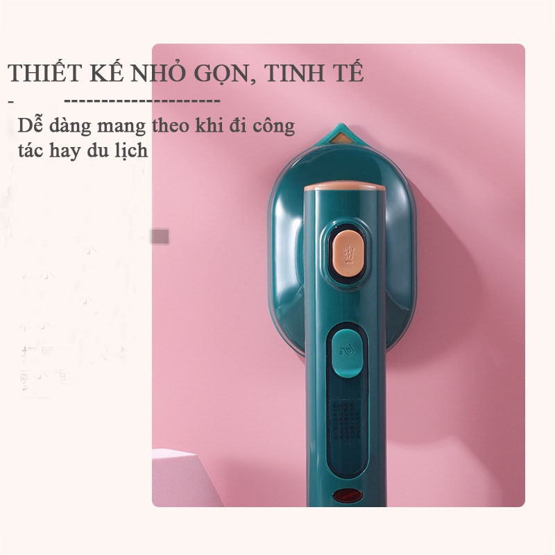 Bàn là hơi nước cầm tay mẫu mới nhỏ gọn, tiện lợi, dễ sử dụng
