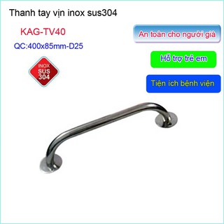 Thanh tay vịn inox nhà tắm, tay vịn inox phòng tắm KAG-TV40