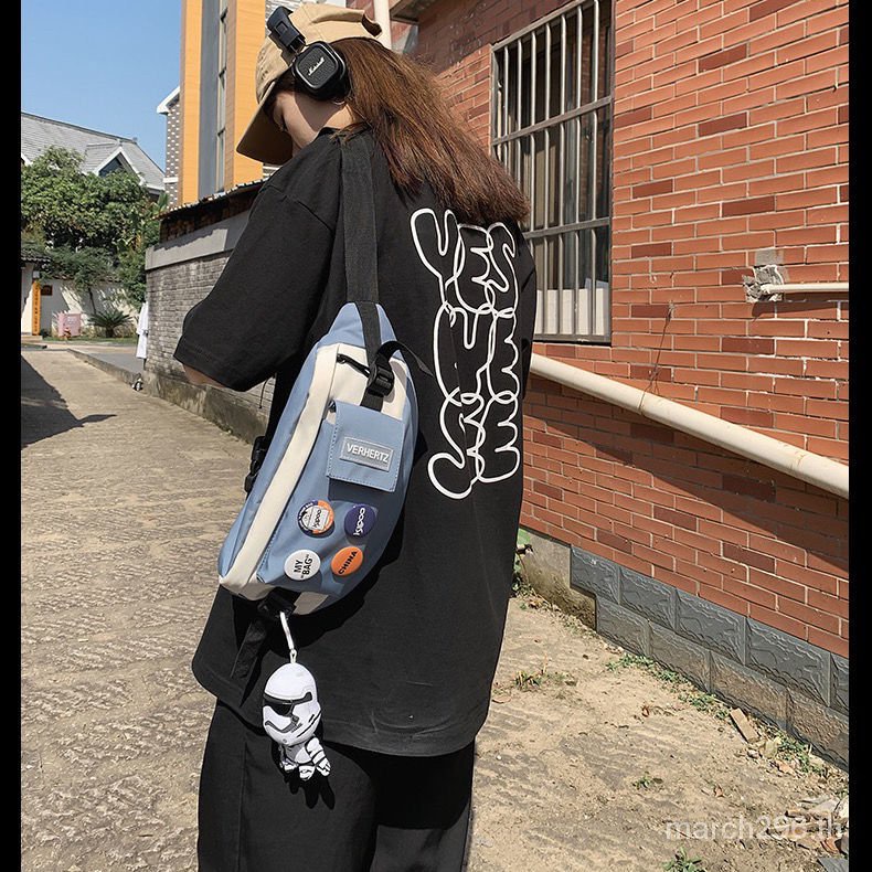 Túi Đeo Chéo Một Bên Ngực Phong Cách Nhật Bản Thời Trang Mới 2021 sl3043