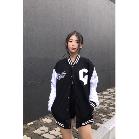 Áo bomber phối tay G gonzo aht559.269