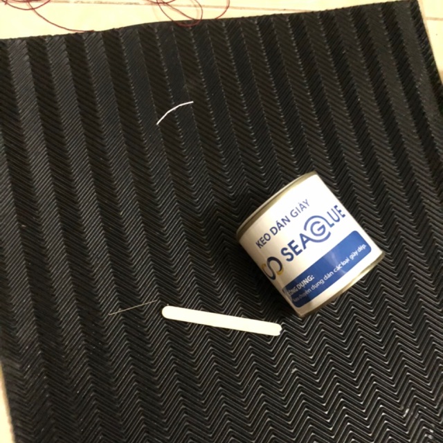 Combo Tấm cao su dán đế giày kèm keo chuyên dụng