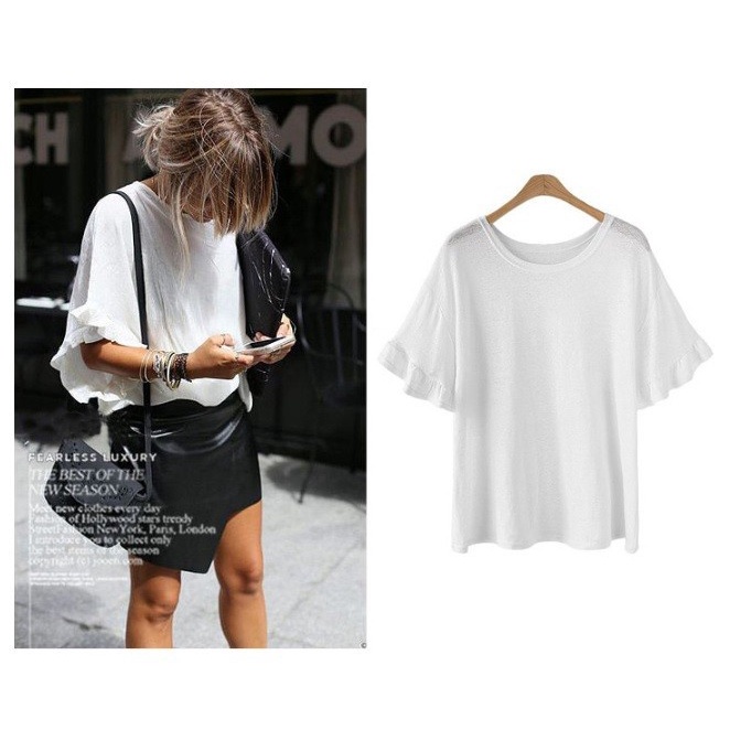 A5823 - Áo thun nữ hè cho người mập hàng nhập