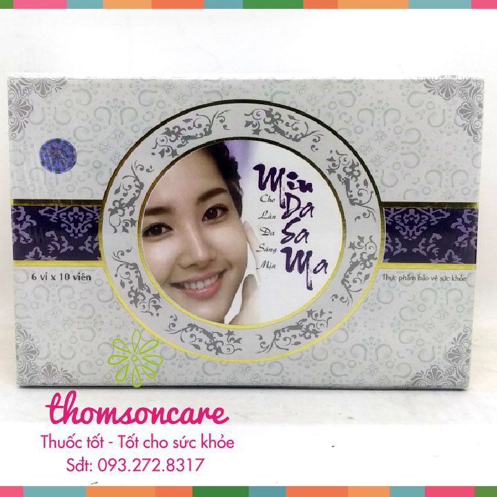 Viên uống Mindasama hỗ trợ đẹp da - giảm nám tàn nhang