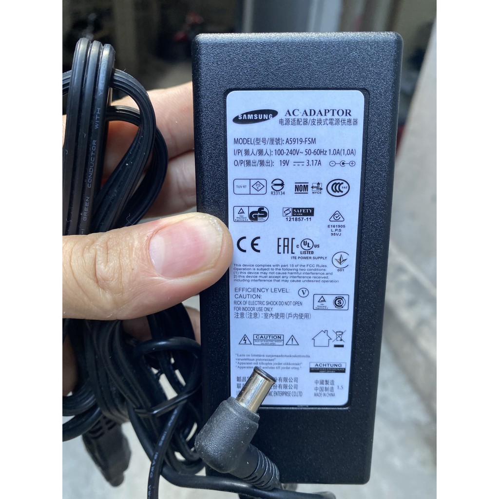 Nguồn tivi samsung 19V-3.17A chính hãng samsung