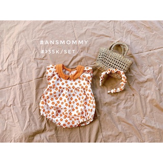 Combo set muslin và váy đũi