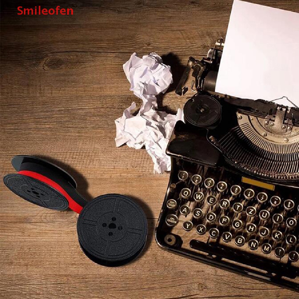 [Smileofen] Cuộn Ruy Băng Đôi Màu Đỏ Và Đen Thay Thế Cho Máy Đánh Chữ Typewriter
