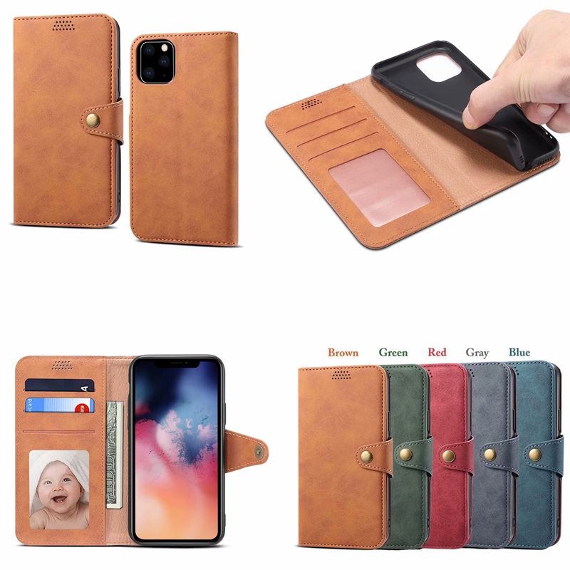 For iPhone 11 cover iPhone 11 Pro Max ví Bao da with photo frame holder Dễ thương Ốp lưng iphone11 Promax Vỏ bảo vệ