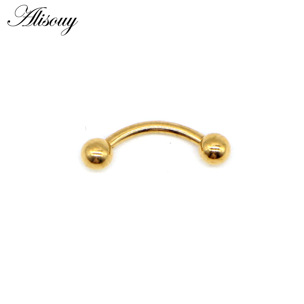 Alisouy 1 Khuyên Mũi / Lông Mày / Tai / Cơ Thể Bằng Thép Titan 16g