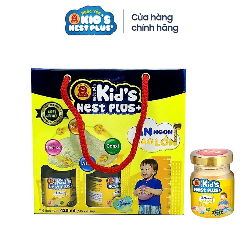 Yến Sào Kid's Nest Plus Thiên Việt 70ml [Lốc 6 lọ]