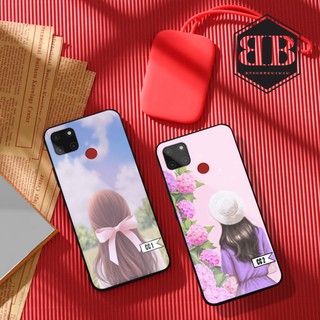 Ốp lưng kính cường lực Realme C12 / Realme C15  in hình siêu kute
