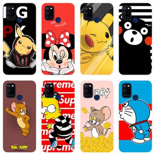 Ốp Điện Thoại TPU Dẻo Họa Tiết Hoạt Hình Dễ Thương Cho Realme 7i Realme 7i 7 i Realme7i