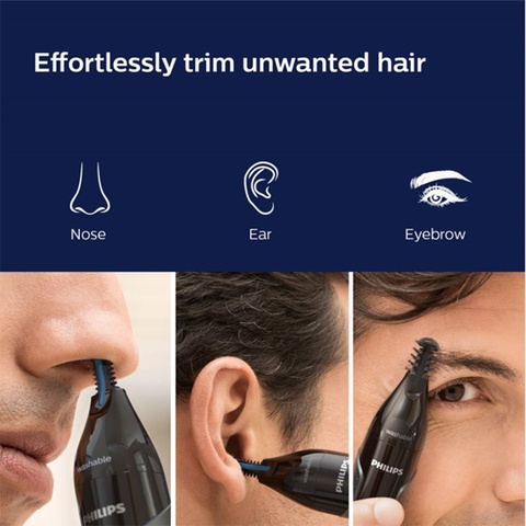 Máy Tỉa Lông Mũi, Tai Và Lông Mày Philips NT3650/16
