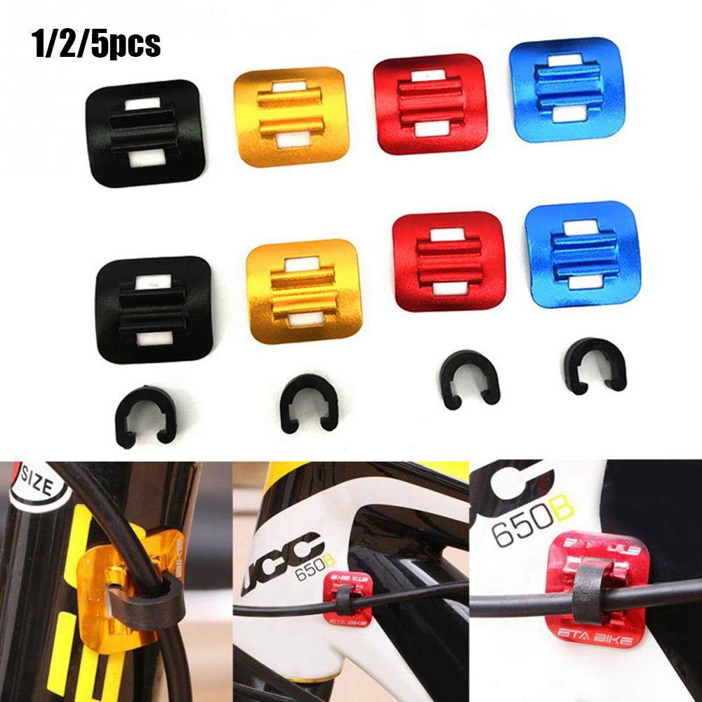 Set 1 / 2 / 5 Kẹp Chữ C Bằng Nhôm Cố Định Dây Phanh Xe Đạp