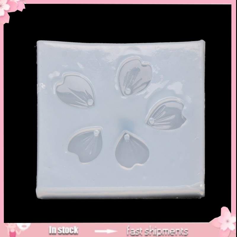 Khuôn Silicone Làm Mặt Dây Chuyền Hình Cánh Hoa Anh Đào