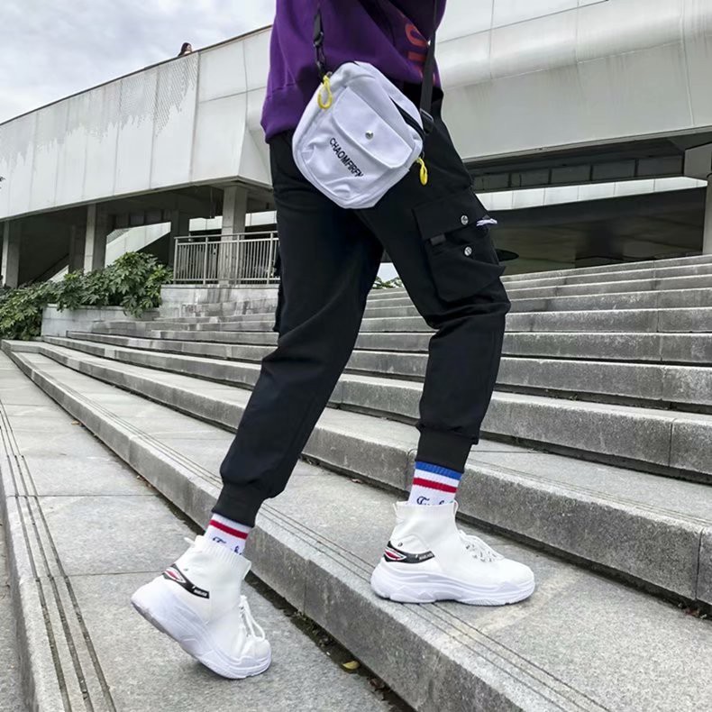 Quần jogging co giãn nhiều túi kích thước S-5XL cho nam | BigBuy360 - bigbuy360.vn