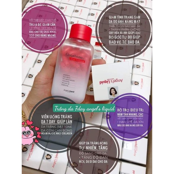 Viên uống trắng da 7day Angle’s Liquid 72v ( Chính Hãng Hàn Quốc )
