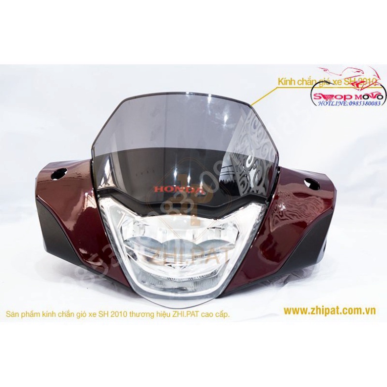 Kính chắn gió xe ZHIPAT SH 2017 - 2019 gắn ok sh việt 2017 tới 2019 125/150i phong cách sh Ý Ảnh thật Sp