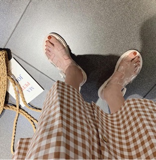 (order) sandal trong suốt