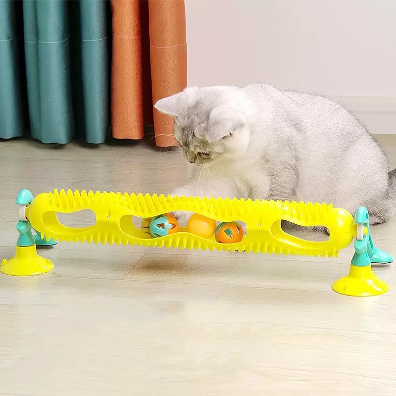 Đồ chơi cho mèo. Hộp banh đa năng vui nhộn  Huấn Luyện Thú Cưng - Tư Duy - Thông Minh Lanh Lợi