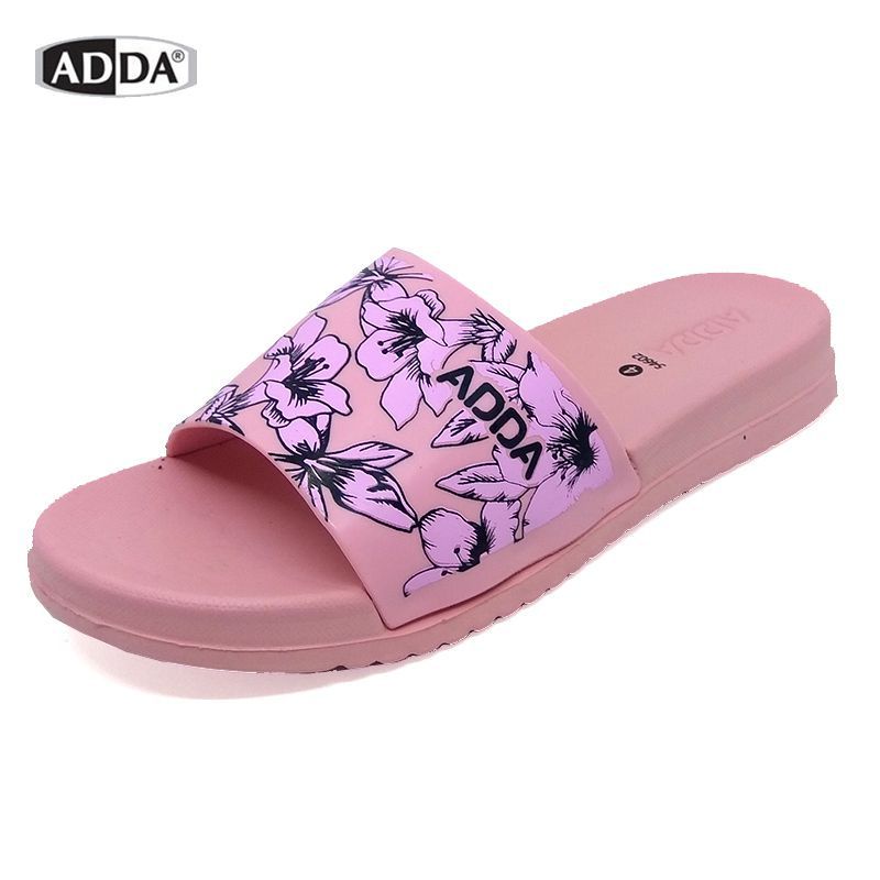 Dép Thái Lan nữ quai ngang đóng nút hình hoa ADDA - 54602