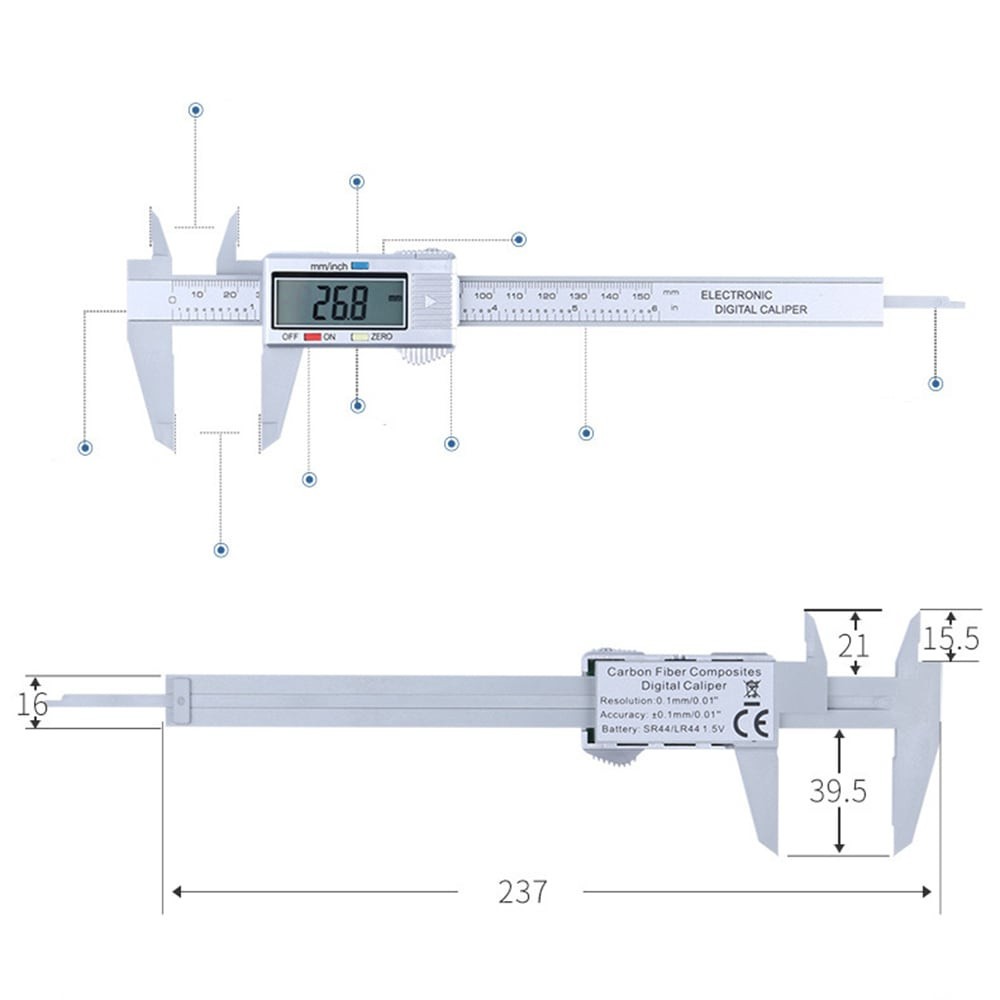 Thước kẹp điện tử 150mm