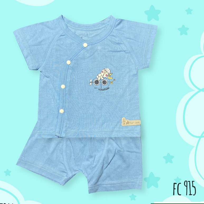 Bộ Quần áo sơ sinh FatherCare Cài lệch CT - Cáo tàu ngầm FC915