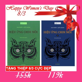 Sách - Combo Hiệu ứng chim mồi tập 1+2 ( Tặng thiệp 8/3 cực đẹp )