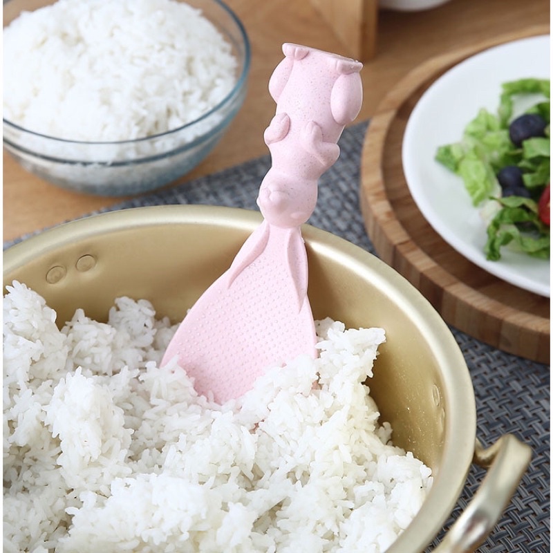 Muôi múc cơm, muôi xới cơm hình thỏ dễ thương, ngộ nghĩnh