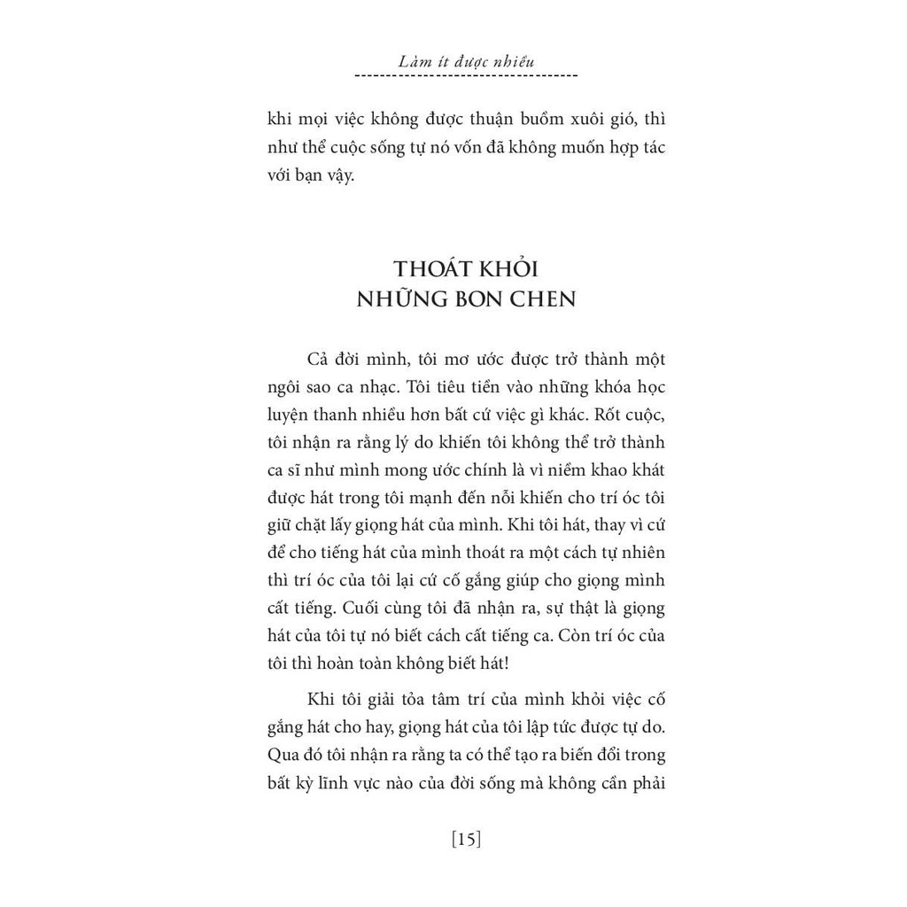 Sách Zenbooks - Làm Ít Được Nhiều