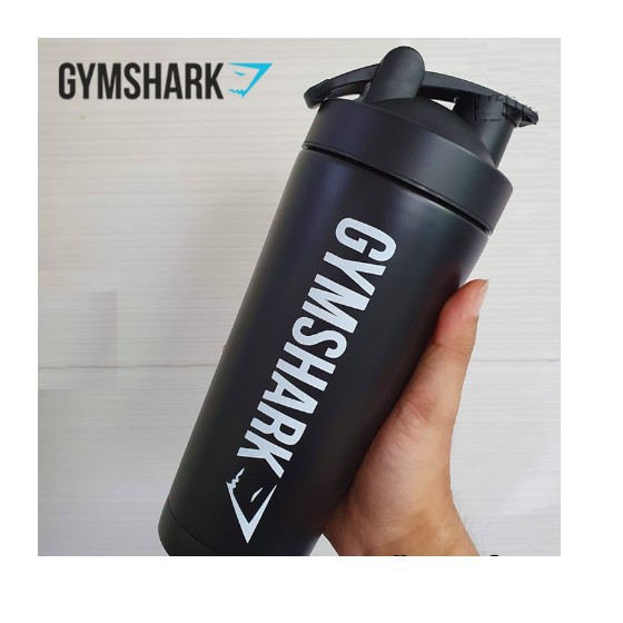 STAINLESS SHAKER GYMSHARK - Bình lắc Kim loại siêu bền Gym shark