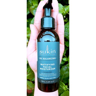 [SALE XẢ HÀNG][OIL BALANCE] [Sukin] Kem dưỡng ẩm kiềm dầu Sukin Oil Balancing Mattifying Facial Moisturiser 125ml